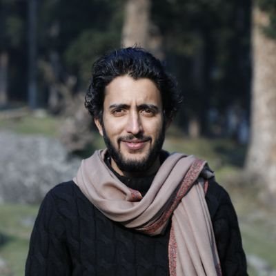 The image is of Fahad Shah, the top journalist of J&K